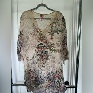 Johnny Was Tunic Size XL